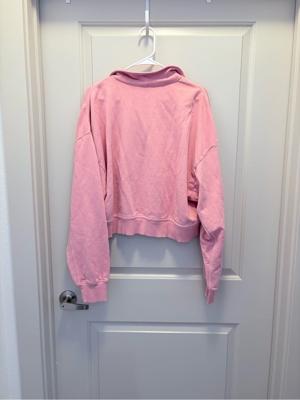 Pilcro Weekend Brunch Club Henley Cropped Sweatshirt from Anthropologie NWT M - Picture 6 of 7